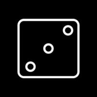 Dice Three Vector Icon Design