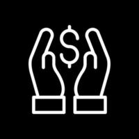 Hand Holding Usd Vector Icon Design