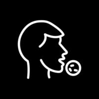 Head Side Virus Vector Icon Design