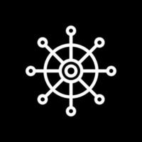 Dharmachakra Vector Icon Design