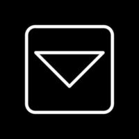 Caret Square Down Vector Icon Design