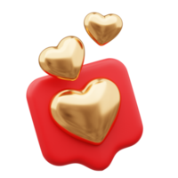 Valentine's Day 3D Icons Decoration png