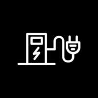 Charging Station Vector Icon Design