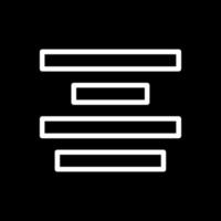 Align Center Vector Icon Design