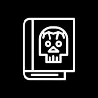 diseño de icono de vector muerto de libro