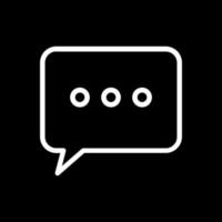 Comment Dots Vector Icon Design