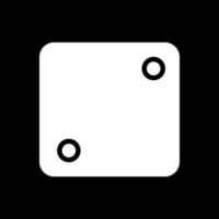 Dice Two Vector Icon Design