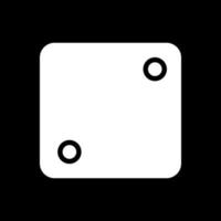 Dice Two Vector Icon Design