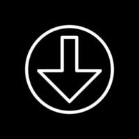 Arrow Alt Circle Down Vector Icon Design