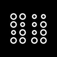 diseño de icono de vector braille