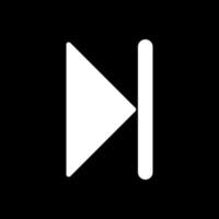 Skip Vector Icon Design
