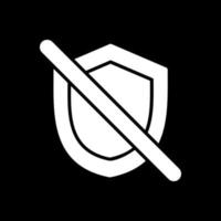 Shield Off Vector Icon Design
