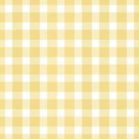 Seamless yellow gingham pattern photo