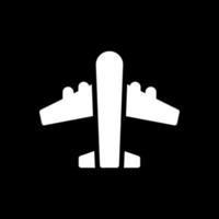 diseño de icono de vector de avión