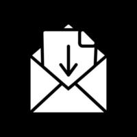 Inbox Vector Icon Design