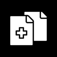 archivo médico alt vector icono diseño