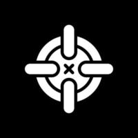 Crosshairs Vector Icon Design