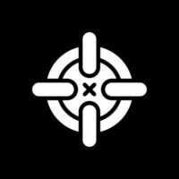 Crosshairs Vector Icon Design