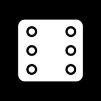 Dice Six Vector Icon Design