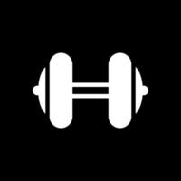 Dumbbell Vector Icon Design