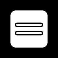 Equals Vector Icon Design