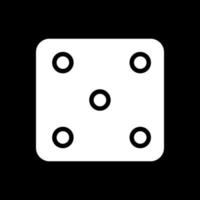 Dice Five Vector Icon Design