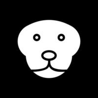 diseño de icono de vector de perro