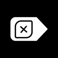 Backspace Vector Icon Design