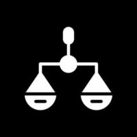 Balance Scale Vector Icon Design