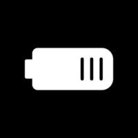 Battery Quarter Vector Icon Design