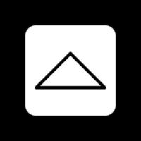 Caret Square Up Vector Icon Design