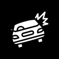 diseño de icono de vector de accidente de coche