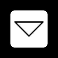 Caret Square Down Vector Icon Design