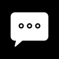 Comment Dots Vector Icon Design