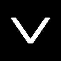 Angle Down Vector Icon Design
