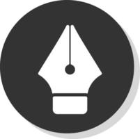 Pen Nib Vector Icon Design