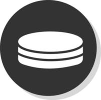 Hockey Puck Vector Icon Design