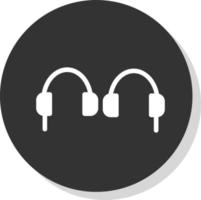 Headphones Alt Vector Icon Design