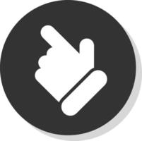 Hand Pointer Vector Icon Design