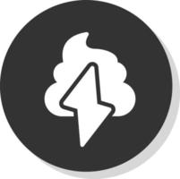 Poo Storm Vector Icon Design