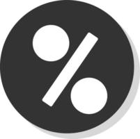 Percentage Vector Icon Design