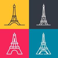 Tower simple logo design inspiration. eps 10 vector