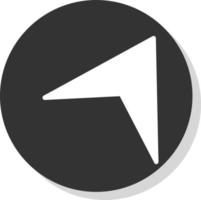 Location Arrow Vector Icon Design