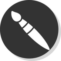 Paint Brush Vector Icon Design