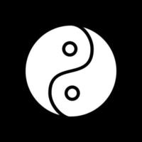 diseño de icono de vector de yin yang