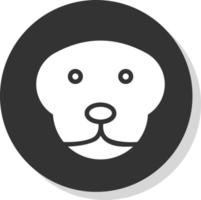 diseño de icono de vector de perro