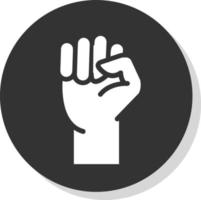 Fist Raised Vector Icon Design