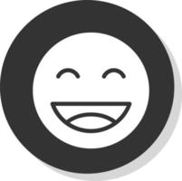 Grin Tongue Vector Icon Design