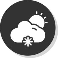 Cloud Meatball Vector Icon Design