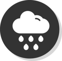 Cloud Rain Vector Icon Design